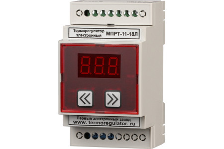Терморегулятор МПРТ-11-18Л 1 кВт цифровое управление защита от сухого хода  DIN