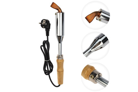 Паяльник высокомощный, серия ЭПСН, керам. тэн, 300Вт, 230В, с дерев. ручкой, коробка REXANT