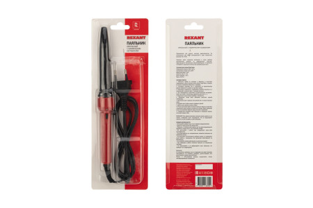 Паяльник двухрежимный с керам. нагревателем, 30/70Вт, 230В, блистер REXANT Паяльник двухрежимный с керам. нагревателем, 30/70Вт, 230В, блистер REXANT