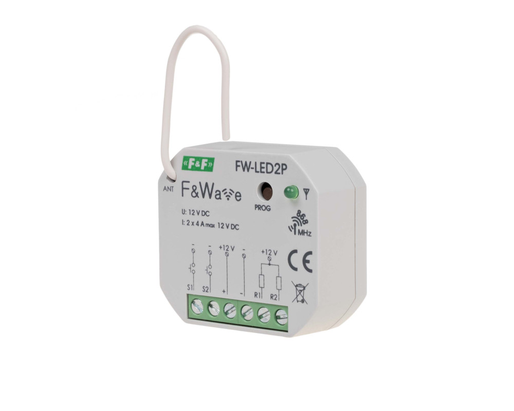 Двухканальный диммер-реле для LED ламп и LED лент F&Wave FW-LED2P