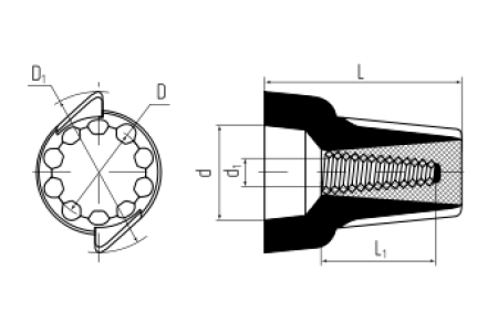 Зажим изолирующий СИЗ-К-6 (КВТ)