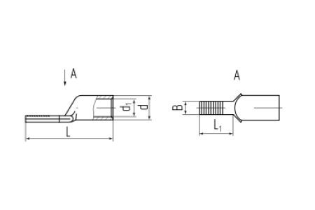 Наконечник штифтовой НШМЛ 70-20 (КВТ)