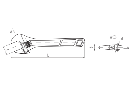 Ключ разводной РК-19 (КВТ)