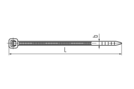 Стяжки кабельные КСС "Float" 5х200 (оранж) (100 шт.)(Fortisflex)