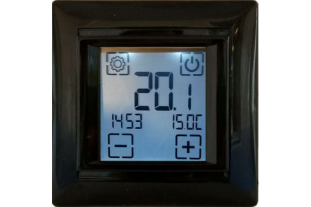 Термостат SDF-421H (черный) (програмируемый, сенсорный)