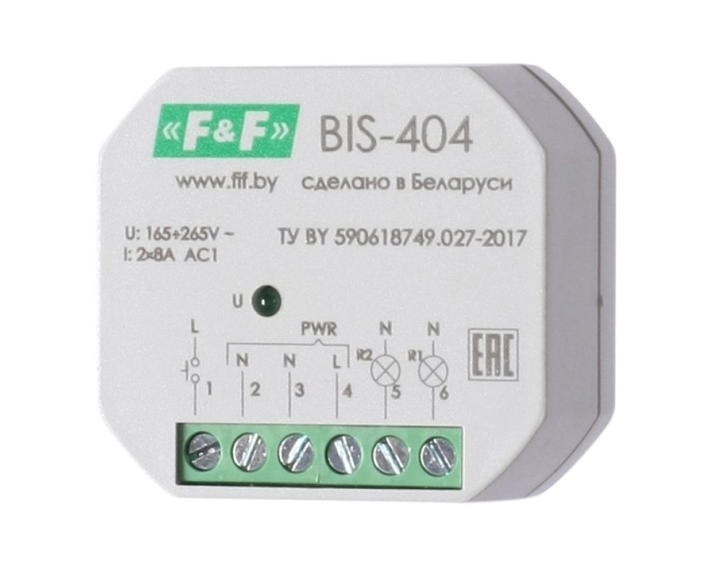 Реле импульсное (бистабильное) BIS-404