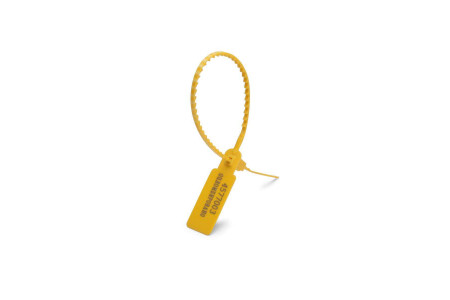 Пломба контрольная УП 255 (желт) (Fortisflex) (В упаковке 1000)