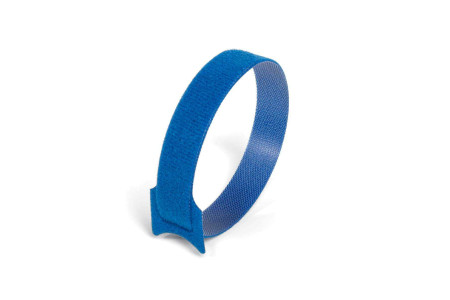Стяжка-велькро КСВ 16х210 (син) разъемная (Fortisflex) (В упаковке 20 шт)