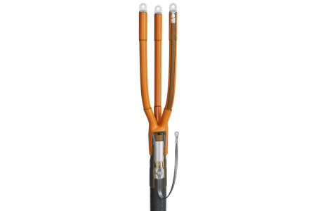 Муфта кабельная концевая 3КВТп-10-25/50(Б) внутренней установки для кабелей с бумажной изоляцией до 10 кВ с болтовыми наконечниками (КВТ)