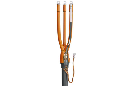 Муфта кабельная концевая 3ПКВТп-10-35/50 внутренней установки для кабелей с изоляцией из сшитого полиэтилена до 10 кВ (КВТ)