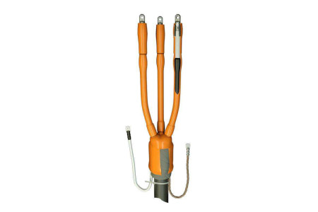 Муфта кабельная концевая 3РКТп-6-10/25 (Б) для гибких экранированных кабелей с резиновой изоляцией до 6 кВ с болтовыми наконечниками (КВТ)