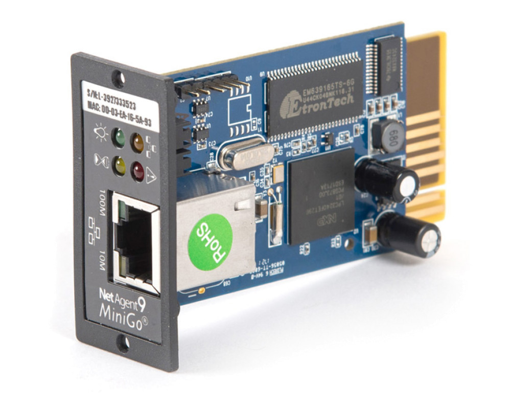 SNMP-модуль DL 801 для мониторинга и управления ИБП в компьютерной сети