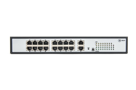 SKAT PoE-16E-2G коммутатор PoE Plus, мощность 250Вт, порты: 16-Ethernet, 2-Uplink