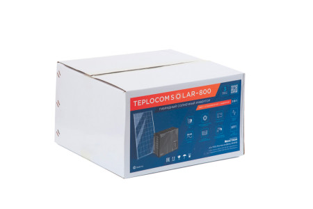 TEPLOCOM SOLAR-800 многофункциональный инвертор 220В 800ВА (500Вт)