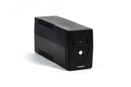 RAPAN-UPS 600 источник питания 220 В 600ВА/350Вт меандр с АКБ 7 Ач интерактивный