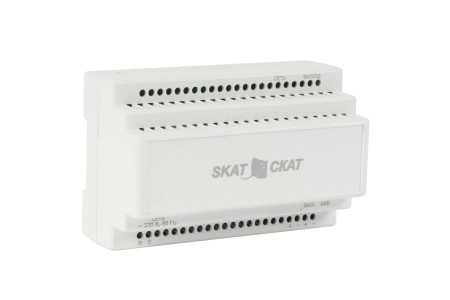 SKAT-24-4.0 DIN (СКАТ ИБП-24/4-DIN) источник питания 24В 4А АКБ внеш.12-17Ач