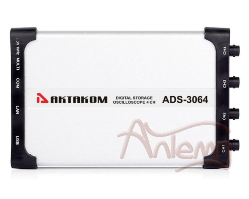 АКТАКОМ ADS-3064 Четырехканальный USB осциллограф - приставка