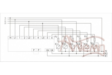 Переключатель фаз автоматический PF-452