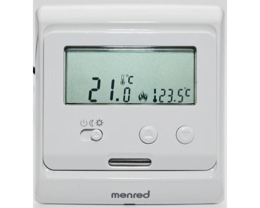 Терморегулятор MENRED Е 31.116 программируемый с датчиком пола и воздуха