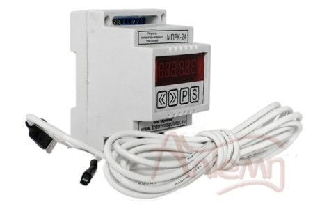 Регулятор температуры-влажности МПРК-24 1 кВт с датчиком темпемпературы и влажности