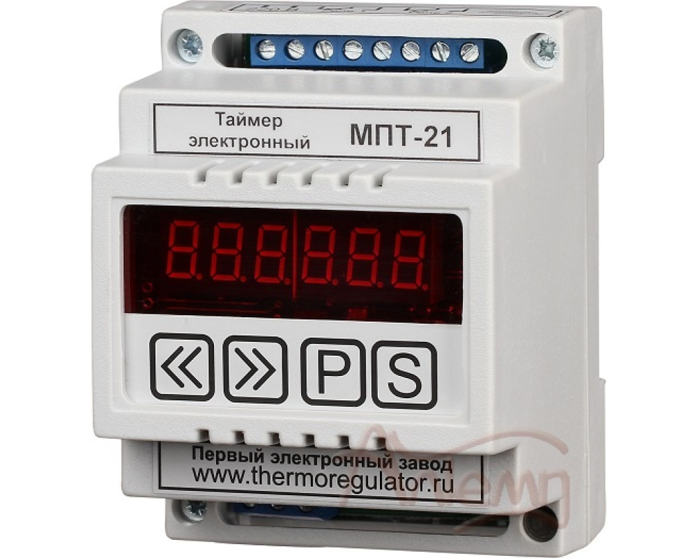 Таймер электронный микропроцессорный двухканальный (реверсивный) МПТ-21