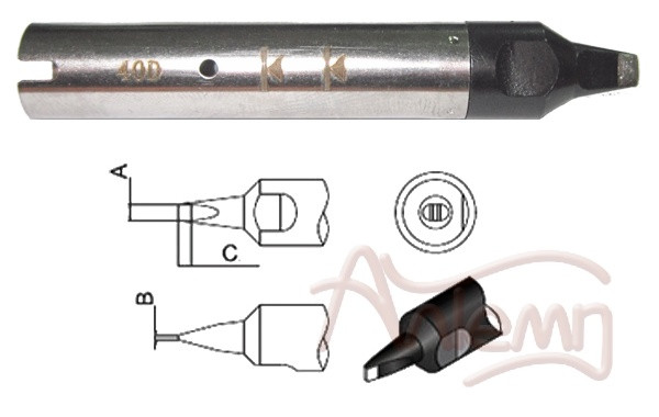 Жало 911G-40D SOLDERING ROBOT TIP