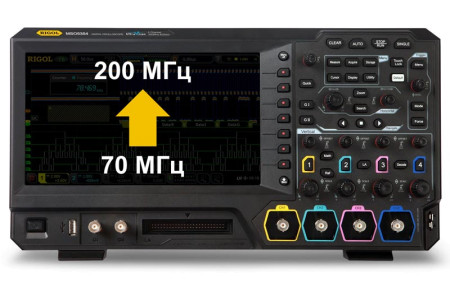 MSO5000-BW0T2 Опция расширения полосы пропускания с 70 МГц до 200 МГц