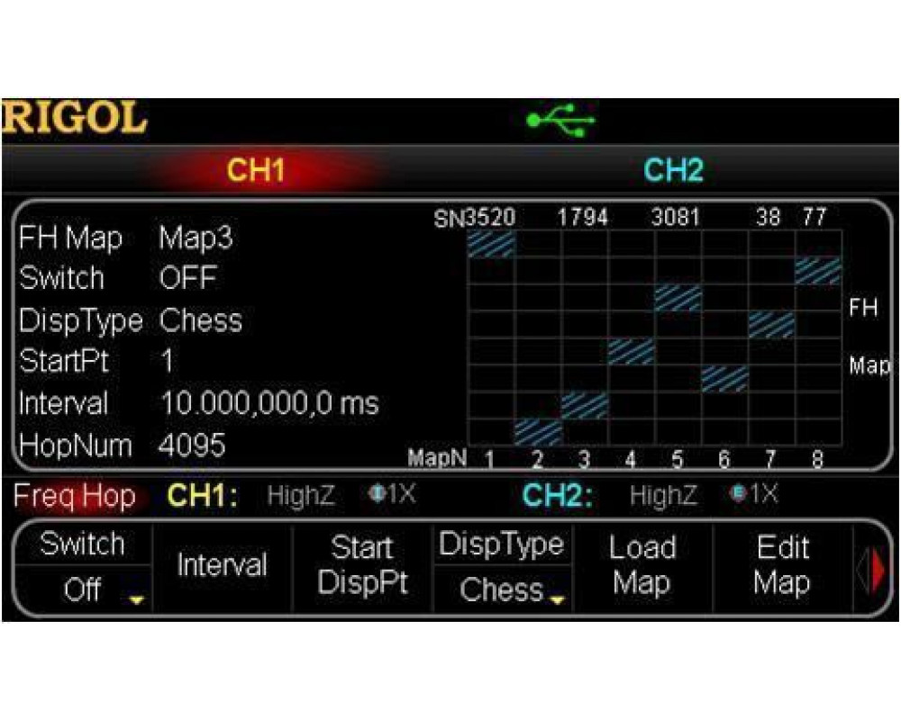 FH-DG5000 Опция псевдослучайной перестройки частоты